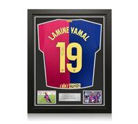 Exclusive Memorabilia Maglia del Barcellona autografata da Lamine Yamal. Incorniciata