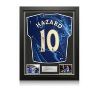 Exclusive Memorabilia Maglia del Chelsea autografata da Eden Hazard. Incorniciata.