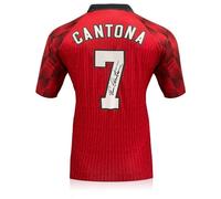Exclusive Memorabilia Maglia del Manchester United 1996-98 autografata da Eric Cantona
