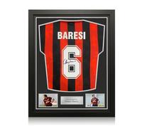 Exclusive Memorabilia Maglia del Milan 1994 autografata da Franco Baresi. Incorniciato