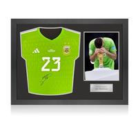 Exclusive Memorabilia Maglia dell'Argentina autografata da EMI Martinez. Cornice Icon