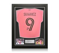 Exclusive Memorabilia Maglia dell'Inter Miami autografata da Luis Suarez. Incorniciata.