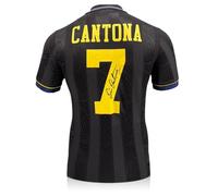 Exclusive Memorabilia Maglia Originale da Trasferta del Manchester United 1994-96 autografata da Eric Cantona