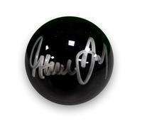 Exclusive Memorabilia Palla da Biliardo Nera autografata da Steve Davis