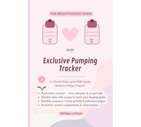 Exclusive Pumping Tracker: A 3-Month Daily Log for Milk Supply, Sessions & Baby's Progress | Track Milk Supply, Sessions, Baby Growth & Feeding Goals