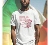 Excuse Me Cowboy Boots T Shirt Uomo Moda Casual Stile Western Camicia Manica Corta Idea Regalo Originale Offerta Limitata Spedizione Rapida Shirt Estiva Must Have L,M,S,XL,XXL,XXXLTropicaleTessuto in