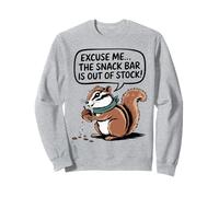 Excuse Me the Snack Bar Is out Of Stock Funny Chipmunk Felpa