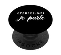 Excusez-Moi Je Parle Citazione Francese PopSockets PopGrip Adesivo