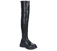 Exé Shoes Stivali a metà coscia W3611-R6296-PU-BLACK in Nero 36