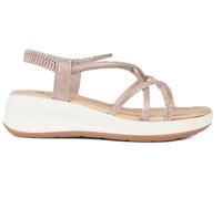 EXE ZFC1951-RT2 SANDALI SCARPE DONNA DA INFILARE ELASTICO SINTETICO PINK GOLD