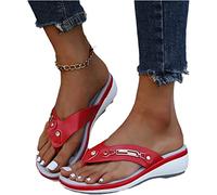 EXECAB Sandali donna - con pelle sintetica - clip - gomma - adatti per uso casual e spiaggia