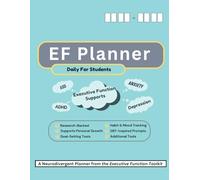 Executive Function Daily Planner for Students: From the Executive Function Toolkit