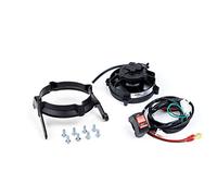 EXED® Parti: ventola di raffreddamento originale SPAL radiatore e kit di montaggio per KTM e Husqvarna, con interruttore ON/OFF, modelli da moto da cross dal 2017 al 2022 - Vestibilità perfetta