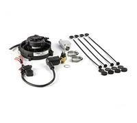 EXED® Parts - Kit ventola di raffreddamento originale per radiatore, con sistema di montaggio universale Revotec e interruttore termico, per tutte le moto da cross a 2 e 4 tempi, perfetta vestibilità