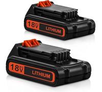 Exemoro per Black Decker 18V 3000mAh batteria di ricambio 3.0Ah BL2018 LBXR20 LBXR2020-OPE LB20 LBX20 BL2018-XJ 194205-3 194309-1 194204-5 196399-0 196673-6 LXT-400