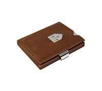 EXENTRI Portafogli tri-fold - Blocco RFID con clip di chiusura in acciaio inossidabile