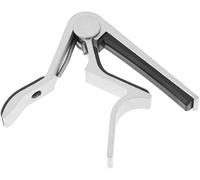 EXENXA Accordatore per Chitarra Capotasto per Chitarra Classica, Capo in Lega di Alluminio con Chiave a Morsetto a Cambio rapido, Argento