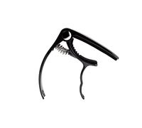 EXENXA Capo Ukulele per Chitarra, Pitch Clip, Capo per Chitarra Folk, Capo per Chitarra Ukulele Accessori per Strumenti Musicali (Color : Silver) (Nero)