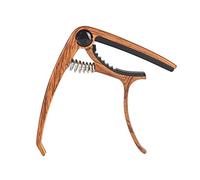 EXENXA Capotasto per Chitarra Acustica Morsetto per capotasto per Chitarra in Lega di Alluminio Morsetto a Cambio rapido (Color : Dark Wood, Size : One Size) (Dark Wood One Size)