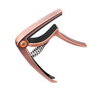 EXENXA Capotasto per Chitarra Acustica Morsetto per capotasto per Chitarra in Lega di Zinco con estrattore per Perno del Ponte (Color : Wood Grain, Size : One Size) (Red Bronze One Size)