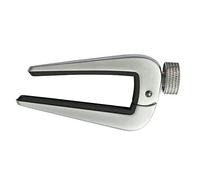 EXENXA Home Strumenti Musicali Chitarra Capotasto Chitarra elettrica Acustica Capo Basso Violino Ukulele Capotraste Sgancio rapido 90x45x10mm (Color : Black) (Silver)