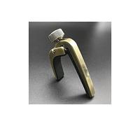 EXENXA Home Strumento Musicale Capotasto per Chitarra Rullo Regolabile in Metallo per Chitarra elettrica Acustica Ukulele Silver Bronze80*30mm (Color : Silver) (Green)