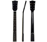 EXENXA Manico per Chitarra elettrica Acero per Parti di Chitarra Tastiera in Palissandro White DOT 22 Tasti Manico per Chitarra incompiuto (Color : 01) (1)