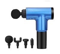 EXENXA Pistola per Massaggio Muscolare Elettrico Pistola per Il Trattamento del massaggiatore per Tessuti Profondi Sollievo dal Dolore Muscolare Body Shaping, Pistola per Fascia (Blu)