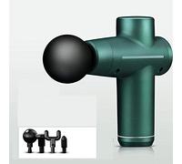 EXENXA Pistola per Massaggio, Pistola Mini Fascia Multifunzionale, massaggiatore Muscolare Silenzioso-Grigio, Pistola per Massaggio Tessuti Profondi (Verde)