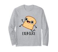 Exer-Slice Divertente Pun Pane Maglia a Manica