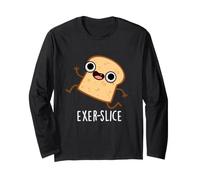 Exer-Slice Divertente Pun Pane Maglia a Manica
