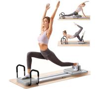 ExeractFit Pilates Reformer Machine Attrezzatura per Casa Tavola Pilates adatto a Principianti ed Esperti Multifunzionale Macchina da Sci Allenamento del Core