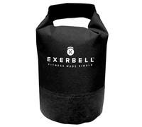 Exerbell Kettlebell pieghevole e regolabile da 2 a 14 kg (nero) - Kettlebell per acqua e sabbia - Versatile sacco di sabbia per allenamento e peso - Attrezzatura per l'allenamento della forza premium