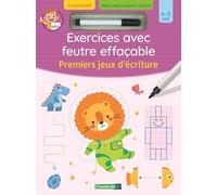 Exercices avec feutre effaçable - Premiers jeux d'écriture (4-5 a.)