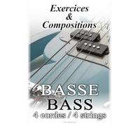 Exercices & Compositions - Basse / Bass: Tablatures et diagrammes d'accord pour 4 cordes / Tablatures and chord diagrams for 4 strings.