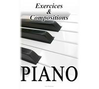 Exercices & Compositions - Piano: Portées, diagrammes d'accord & textes / Staffs, chord diagrams & texts.