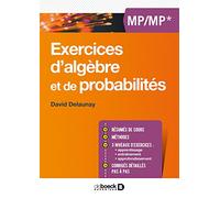 Exercices de mathématiques et de probabilités MP/MP*