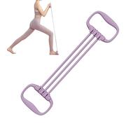 Exercise Bands - Latex Stretch Resistance Ropes, Pull Training Tool | Full-Length Elastic Cord With Adjustable Tension Feature, Versatile Fitness Equipment For Gym Arm Shoulder Back Muscle Yoga Rehab