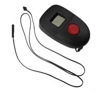 Exercise Bike Speedometer Plastic LCD Display Timer | Tracks time, speed, distance, calories; clear LCD screen; plastic build; per battery powered; gym essential