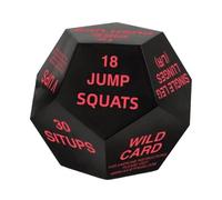 Exercise Dice | 12-Sided Fun Small Workout Cube Equipment | Men Gym Dice