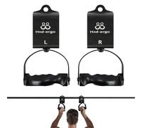 Exercise Handles - 24.99x14.68cm Heavy Duty Cable Grips, Resistance Band Attachment, Non-Slip Foam Handles | Workout Equipment for Home Gym, Fitness Machines, Strength Training, Muscle Building, Arm,