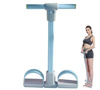 Exercise loopp - Resistance Band | 6-Tube Bodybuilding Elastic Sit Up Pull Rope with Foot Pedal, Multifunctional Exercise loopp For Home Workout, Waist, Arm For Sit Ups