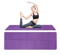 Exercise Mat - Fitness Mat | Yoga Mat | Folding Exercise Mat, Anti-Slip Portable Folding Double-Sided Workout Mat, Pilates Mat With Carry Bag For Yoga, Pilates, Portatile Exercise Mat