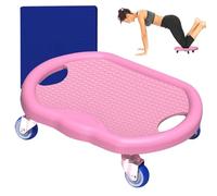 Exercise Roller Board,Abdominal core-strength Training | Silent Ab Trainer Board with Mat, Abdominal Workout Equipment for Home Gym Men Women