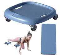 Exercise Wheel - Kneeling pad | Exercise Wheel Disc | Addominal Muscle Sliding Disc | 360 gradi Rotating Addominal Wheels Board with Mat | Fitness Tool for Women Waist Strength Trainer Gym