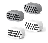 Exerciser Set di 4 Mascella Allenatore Esercizi, Jaw Liner Trainer, Silicone Jaw Exerciser per Uomini e Donne, Jawline Trainer Dispositivo di Rinforzo del Collo Collo Viso Strumento di Masticazione