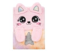 Exerz A5 peluche gatto quaderno 160 righe pagine pieghevole Ears bambini