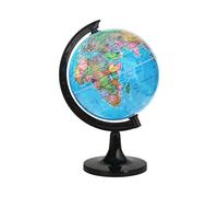 EXERZ Globo per studenti, 14 cm, mappa tedesca, mappamondo girevole, per imparare i bambini
