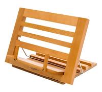Exerz Leggio in Legno da Riposo per Libri e Ricattari - Qualità Premium/Regolabile/Ideale per Libri iPad Tablet - 34 x 24 x 2 cm (Di legno)