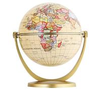 EXERZ Mini Mappamondo Antico - in Inglese (Diametro 10cm) (10cm Mini Mappamondo Antico)